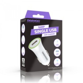 Single USB Car Charger - 1A