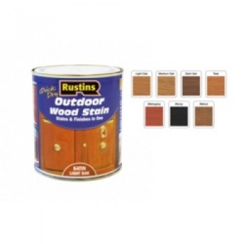 Quick Dry Outdoor Woodstain 250ml - Satin Walnut Quick Dry Outdoor Woodstain 250ml - Satin Walnut