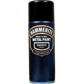 Metal Paint 400ml Aerosol - Smooth Black