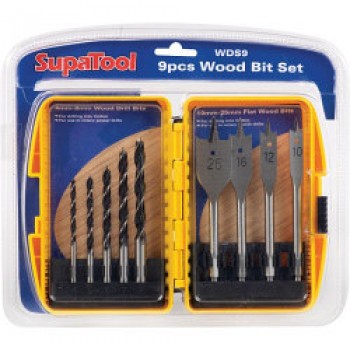 Wood Bit Set - 9 Piece