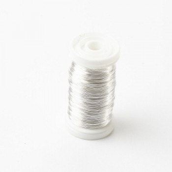 Metalic Reel Wire - Shiny Silver