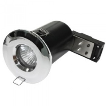 IP65 Fire Rated Fixed Downlight - Chrome