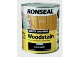 Quick Drying Woodstain Satin 750ml - Black Ebony