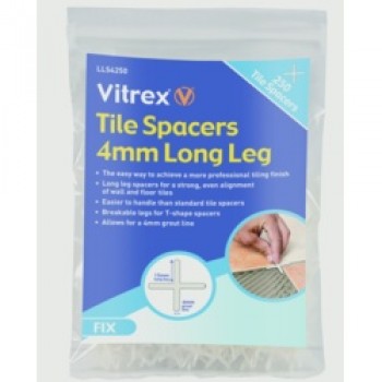 Long Leg Tile Spacers - 4x250