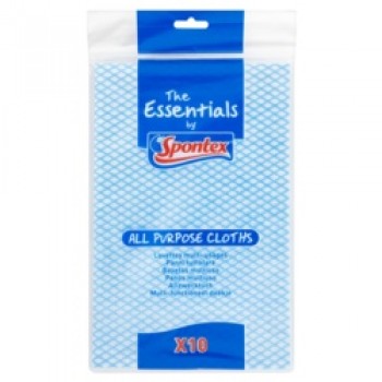 Essentials All Purpose Cloths - Pack 10