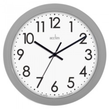Abingdon Wall Clock - Grey 25.5cm