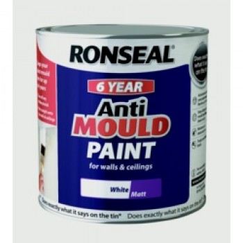 6 Year Anti Mould Paint 2.5L - White Matt