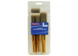 Synthetic Brush Set - 2x1/25mm 2x1.5/38mm 2/50mm, 5 Piece