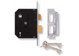 2 Lever Mortice Lock - Polished Brass Finish 3