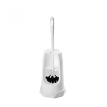 Toilet Brush & Holder - White