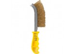 Wire Brush - Brass Coated