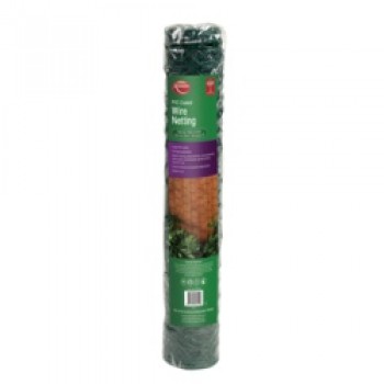 PVC Coated Wire Netting - 13mm x 10m x 0.5m