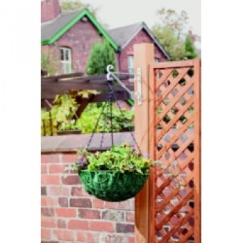 Hanging Basket Bracket - 25cm/10 White