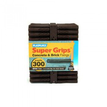 Supergrip Fixings - Brown - 300 Pack