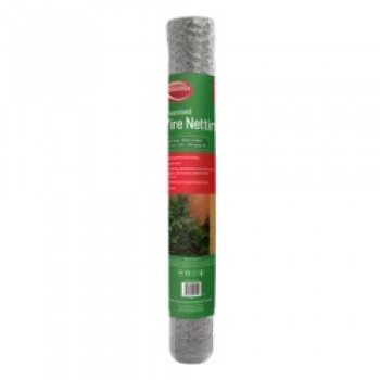 Galvanised Wire Netting - 5m x 0.6m x 50mm Galvanised Wire Netting - 5m x 0.6m x 50mm