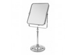 Traditional Rectangular Pedestal Mirror - Chrome